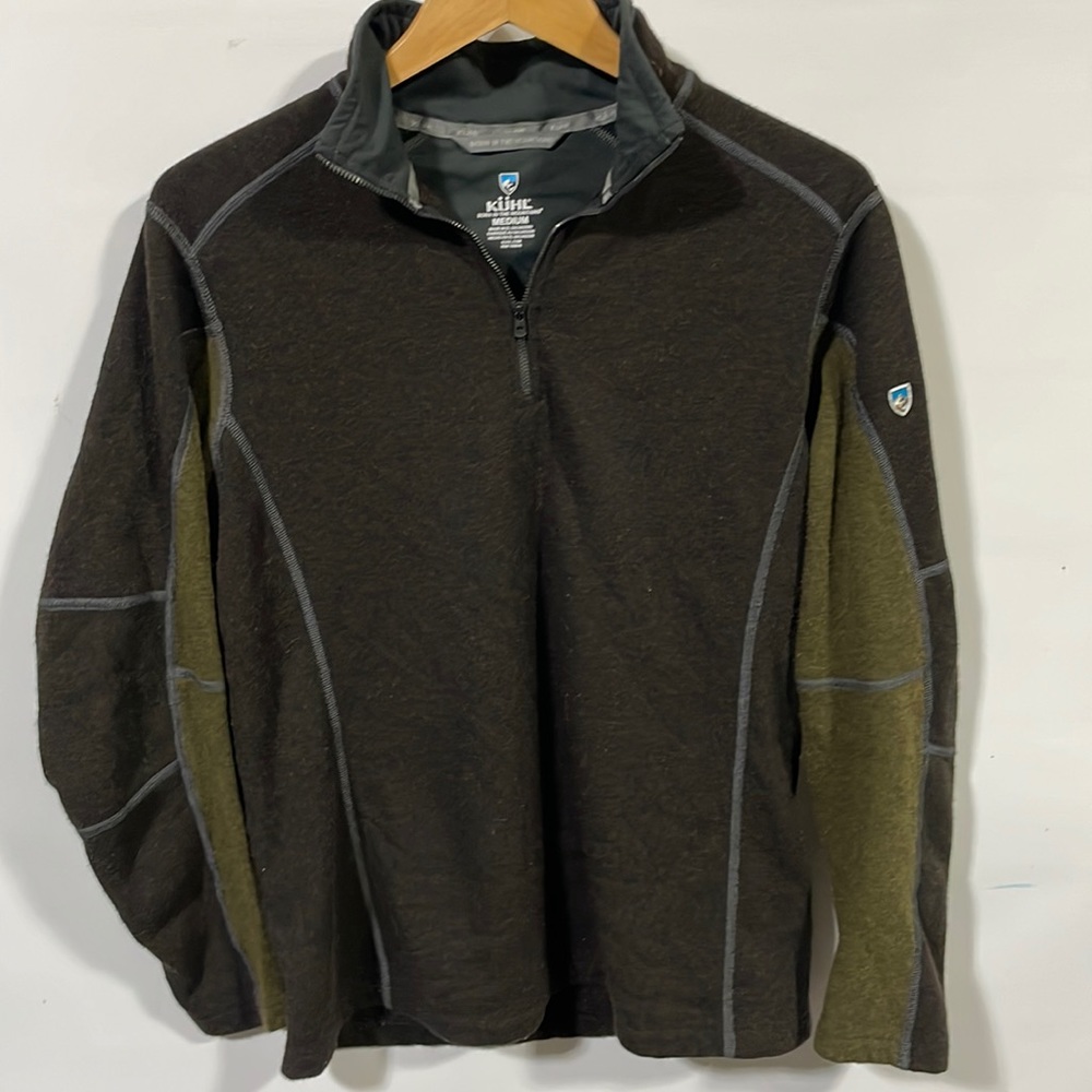 Kuhl quarter zip fleece sweatshirt jacket